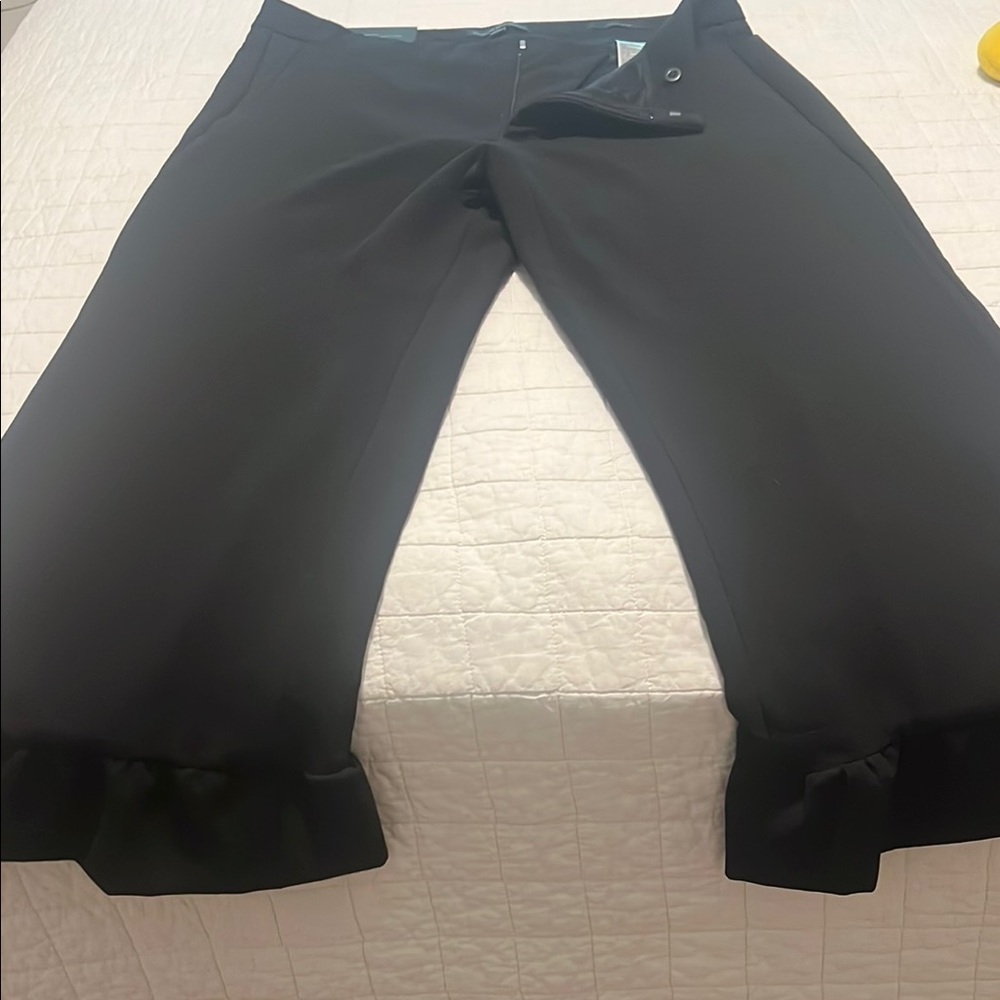 Banana Republic Black Cropped Ankle Pants